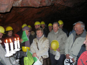Mettenschicht in der Grube Tannenberg