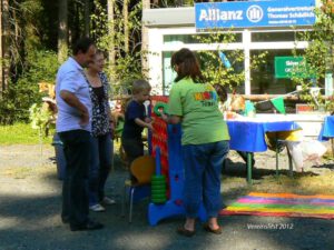 Bürgermeister mit Enkel