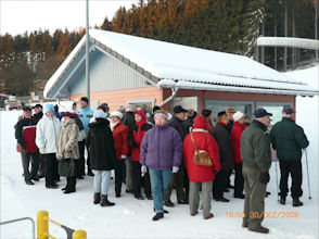 An der Liftstation beim Hüttenwirt