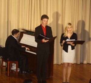 Im Duett: Luise Puschmann mit Johannes Worms