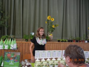 Katja Sagan von der Kräutergärtnerei Sagan