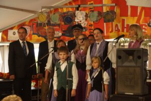 Begrüßung des Ministerpräsidenten Stanislaw Tillich